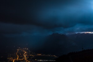 Garmisch-Partenkirchen vor dem Sturm